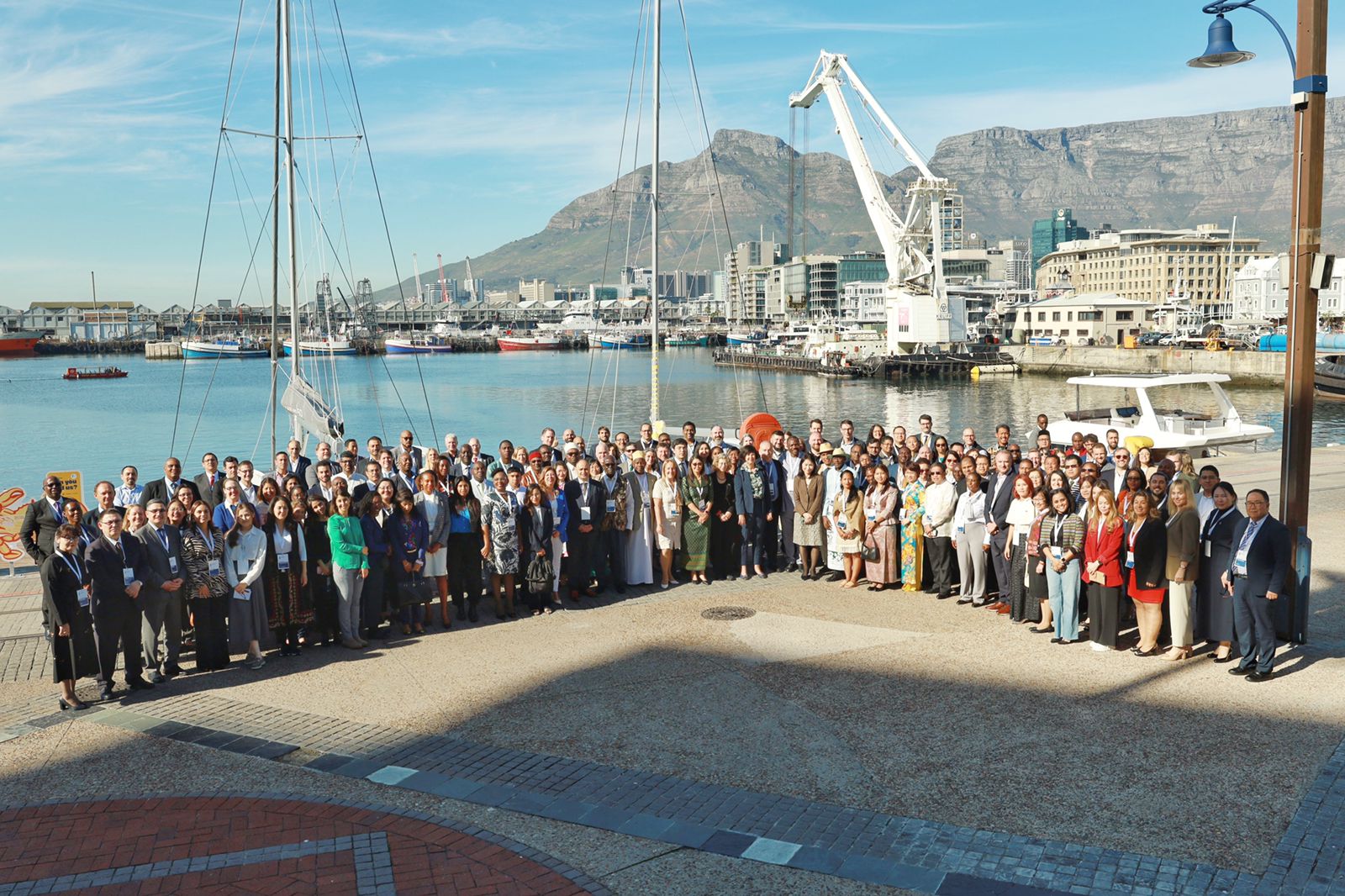 Developing environmental fundraising solutions. BIOFIN Regional Dialogue delegates from all over the globe gather at the grounds of the Table Bay Hotel in Cape Town held in South Africa. 
